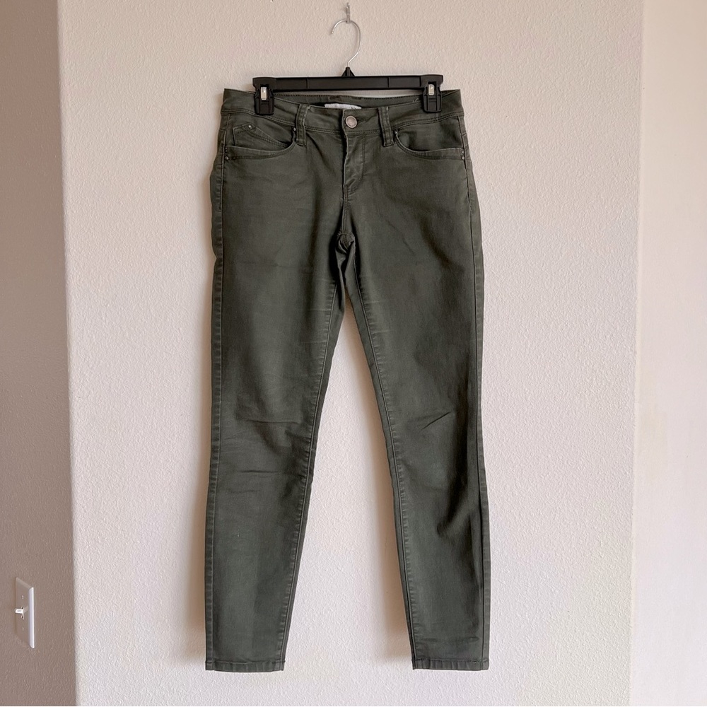 YMI Olive Green Skinny Jean Pant
